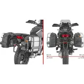 Givi Moto Guzzi Stelvio 2024 One-fit Monokey Plo8208mk Sivulaukkujen Asennus