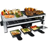 Steba - Raclette RC108 2000W Musta/Teräs