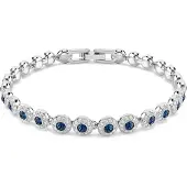 Swarovski Rannekoru 'Una' sininen / hopea