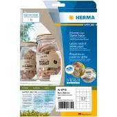 Herma 10752, Ruskea, Suorakulmio, Kiinteä, 48.3 x 33.8 mm, A4, Universaali