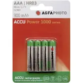 Agfa Valokuvausparisto - 4 x AAA - NiMH