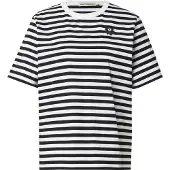 Marimekko Tasaraita Unikko Ss - Black - M