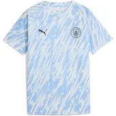 Puma Manchester City Fc 25/26 Ennen Ottelua Juniori Lyhythihainen T-pait