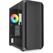 Sharkoon AK2 RGB, Midi Tower, PC, Musta, ATX, mikro ATX, Mini-ITX, Multi, Kotelotuulettimet (4044951041626)