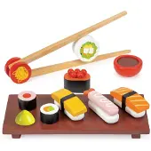 Mentari Sushi Set 11 Pcs - Red - ONE SIZE