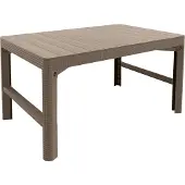 Allibert Puutarhapöytä Lyon cappuccino 232296