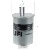 Ufi Polttoainesuodatin 24.JCB.02