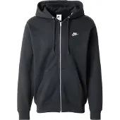 Nike Huppari Club Full Zip - Musta/valkoinen, koko Medium
