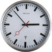 Unilux Station clock grey