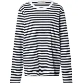 Marimekko Paita 'TASARAITA' marine / valkoinen