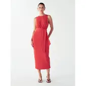 Willa Mekko 'ALEDA MIDI DRESS' koralli