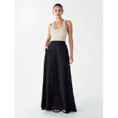 Willa Hame 'ISLA MAXI SKIRT' musta
