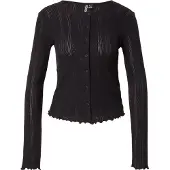 Pieces Pcmarie Ls Poin Cardigan Jrs Noos Bc - Black - XS