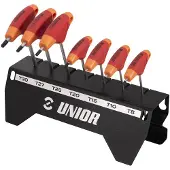 Unior 193tx-us.1 629821 Torx Sechskant-t-griff-schlüssel 7 Stücke