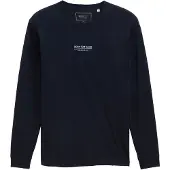 Tom Tailor Printed Longsleeve - Navy - XXL