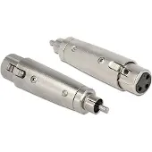 Pro XLR - RCA (Cinch) silver adapter (JAB-857177)