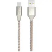 GreyLime Braided USB-A to USB-C Cable Beige 1 m
