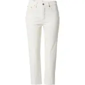 Levi's Farkut '501 CROP' valkoinen denim