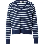 Levi's Super Soft Vneck Pullover Pari - Navy - XL