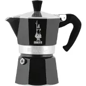 Bialetti Moka Express, Mokkapannu, Musta, Alumiini, 6 kuppia, CE, 1 kpl