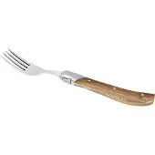 Laguiole by Hâws Steak Fork Set 6 Pcs Olive - Silver - ONE SIZE