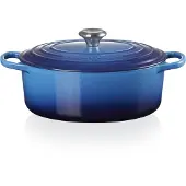 Le Creuset Signature oval casserole, 21178292202430 azure 29 cm, 4.7 L