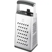 GEFU - V-Cut 7-in-1 Raastin 12 cm Teräs/Musta