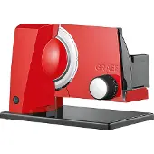Graef S 11003 sähköinen leikkuri - Punainen - Terä 17 cm - Viipalointipaksuus 0-20 mm - 175 W