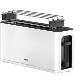 Braun HT 3110 White, 1 viipale(i)ta, Valkoinen, Muovi, Painikkeet, Rotaatio, 1000 W, 294 mm