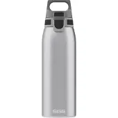 SIGG Shield One Brushed 1,0l Alumiinipullo, harjattu teräs