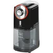 Melitta Molino 150250 -sähkökahvimylly 200 g, musta, punainen, ruostumaton teräs