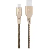 GreyLime Braided USB-A to USB-C Cable Beige 0.5 m