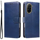SKALO Xiaomi Redmi A5 4G PU-nahka Lompakkokotelo - Sininen