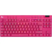 Logitech PRO X TKL Lightspeed Tactile pelinäppäimistö (pinkki)