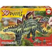 Educa 3D-Palapeli - Stegosaurus - 89 Tiilet - - OneSize - Palapelit