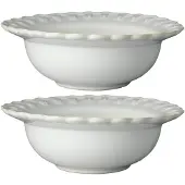 PotteryJo Tulipa syvä lautanen small Ø17 cm 2-pack Valkoinen