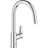 GROHE BauEdge Keittiöhana - C-suihku ulosvedettävä 8.0l kromi
