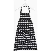 Marimekko Räsymatto Apron - Black - 84X85CM