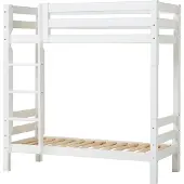 Hoppekids Korkea kerrossänky portailla 70x160cm - valkoinen White
