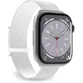 Puro Sport Apple Watch ranneke 42-49 mm, valkoinen