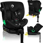 Lionelo Harmony i-Size Turvaistuin, Black Carbon Bamboo