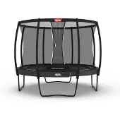 Berg Champion Trampoline With Safety Net Deluxe AirFlow Pro 280 cm Harmaa