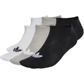 Adidas Sukat 'Liner 6 Pairs' meleerattu harmaa / musta / valkoinen
