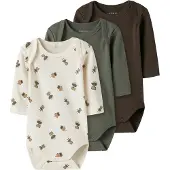 Name it Nbmbody 3P Ls Robot Noos - Khaki green - 68