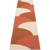 Pappelina , Hill matto Brick/Rust/Cream 70 x 270cm