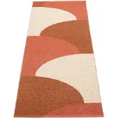 Pappelina , Hill matto Brick/Rust/Cream 70 x 180cm