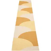 Pappelina , Hill matto Ochre/Pale yellow/Cream 70 x 360cm