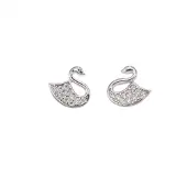 Silver Bar 7439 Finlandia Joutsen hopeakorvakorut