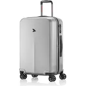 Pack Easy Genius 4-pyöräinen vetolaukku L 76 cm Laajennettava Hopeanvärinen