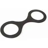Sei mio Handi-Cuffs - Silikonikahleet, L, silikoniset, hygieeninen, äänetön, taipuisa, helppokäyttöiset